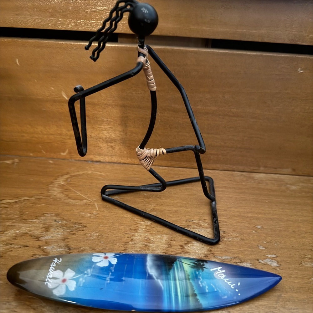 Metal surfer girl.